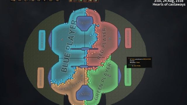 Observe hoi4 - Duel Map Battle Roayle Timelapse