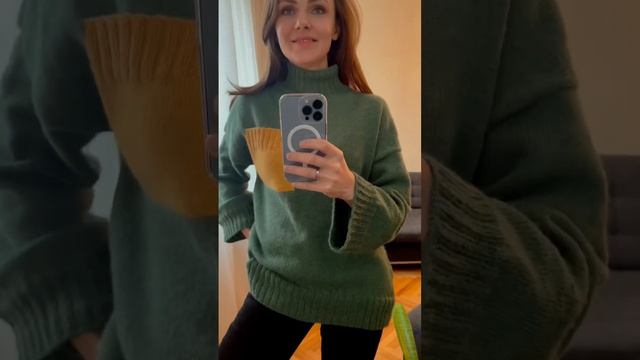 Мастер-класс на вязание свитера на канале @tarn_evgeniya