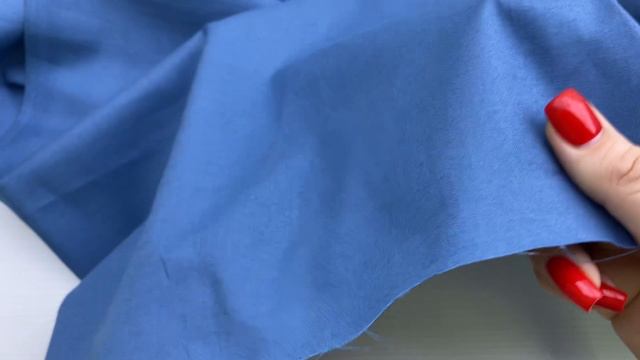 Хлопок  серо-голубого цвета однотонная 16880