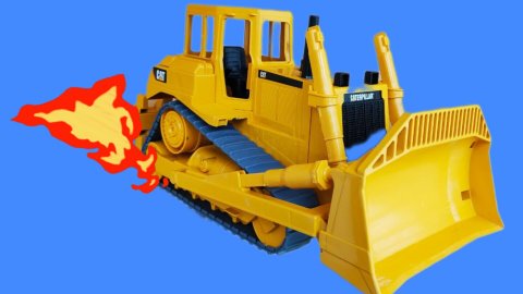 Весёлые машинки едут на стройку | Песенка и мультик для детей | Мультики про машинки