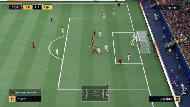 FIFA 22 gol de bike Isak 82