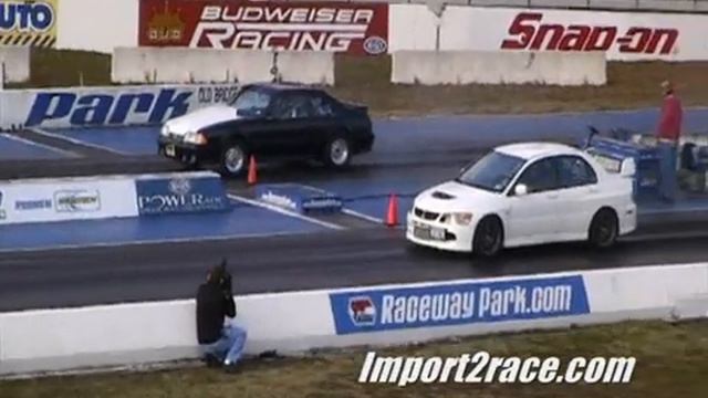 EVO MR  Vs Mustang 5.0