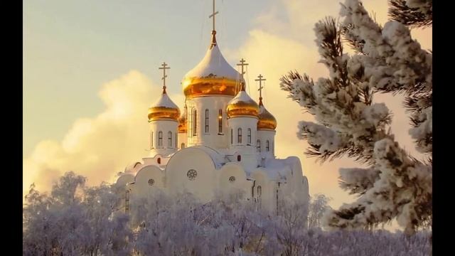 Православные храмы зимой.