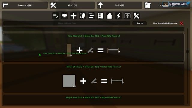 Unturned Craft: Como Fazer Suporte para Armas e Estante de Troféu!!
