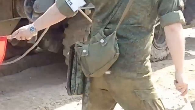 Спуск понтоны