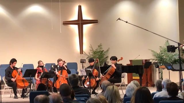 Debora Okhotina and San Diego Youth Cello Quarter. Tchaikovsky. Rococo Variations