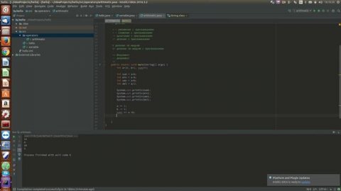 Java основы, IntelliJ IDEA 5 - Арифметические операторы