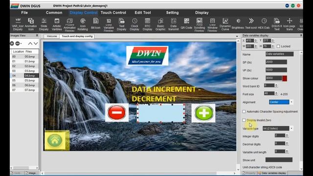 #1 DWIN HMI TOUCH SCREEN DISPLAY - DEMO PROJECT