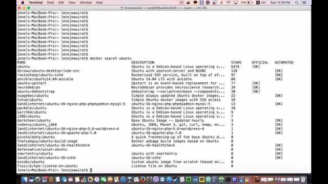 3   How to search for docker images
