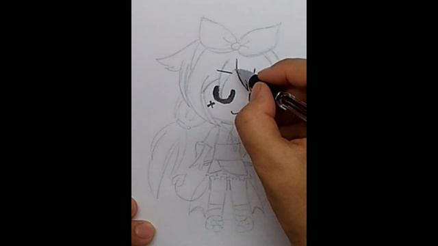 Как рисовать gacha life / Drawing Gacha life character