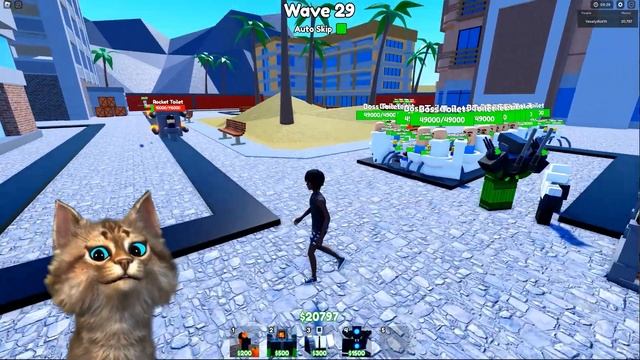 ? КТО СИЛЬНЕЕ? TITAN CAMERAMAN против CORRUPTED CAMERAMAN Toilet Tower Defense Roblox