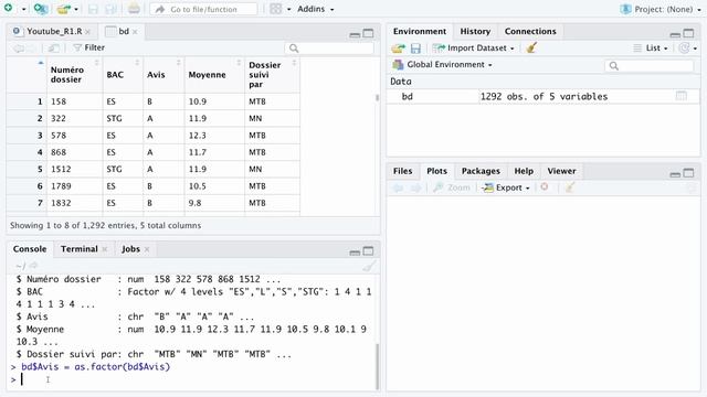 1. Initiation à R pour les utilisateurs d'Excel