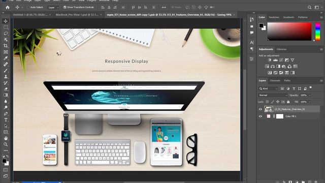 How to edit MacBook Pro Mockup