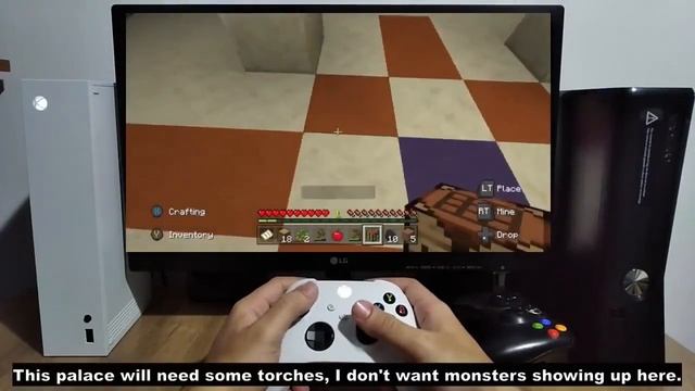 Testing MINECRAFT On Xbox Series S - POV Gameplay, Test, Graphics