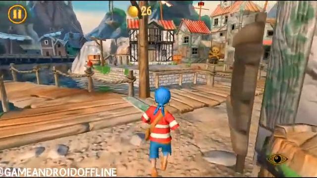 Gameplay : Captain Sabertooth lama rama offline game android openworld RPG HD