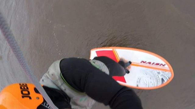Вингфойл на Рыбинском водохранилище  Wingfoil session at the Rybinsk Reservoir Central Russia