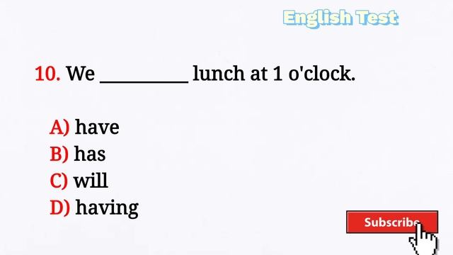 English Test.83/ Level A2,