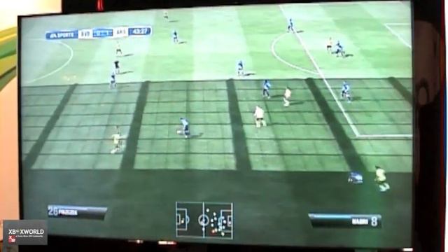 FIFA 12, BVB vs Arsenal, Cinematic and Gameplay vs CPU, XBOX 360 (gamescom 2011, Media Day)
