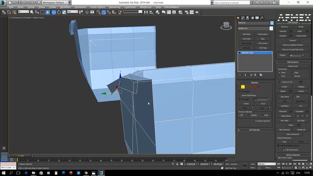 Моделирование в 3DS MAX. Стул. Часть 1
