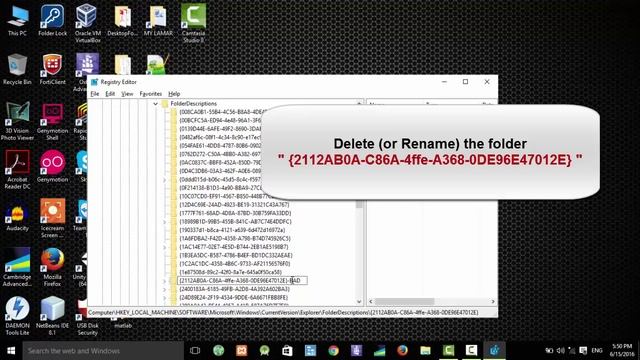 Can't rename file or folder in Windows 10 - SOLVED !
