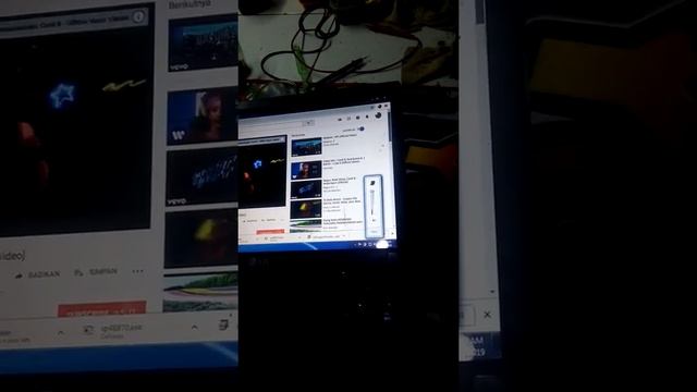 Pasang lcd monitor yg matot ke mesin notebook hp mini 110