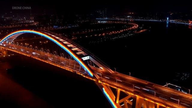 The Most Beautiful Shanghai Night View 2020 aerial photography timelapse SHANGHAI IN THE Night