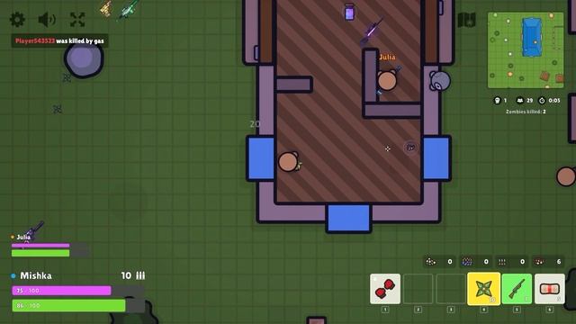 FORTNITE 2D МЕГА ОБНОВЛЕНИЕ - ЗОМБИ АПОКАЛИПСИС ♦ ZombsRoyale.io [IO ИГРЫ НА ДВОИХ]