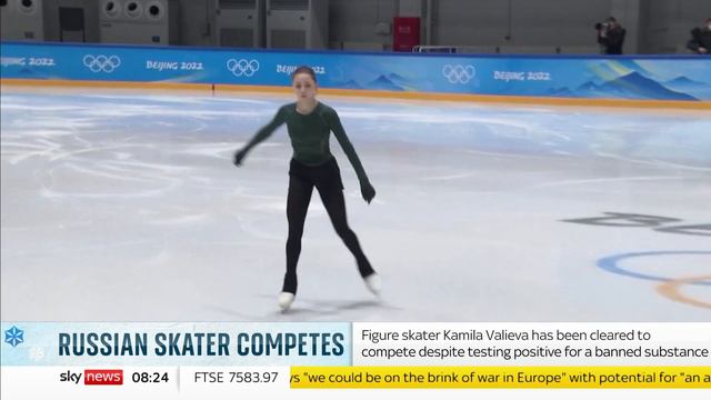 Russian figure skater who failed drugs test allowed to compete in Winter Olympics