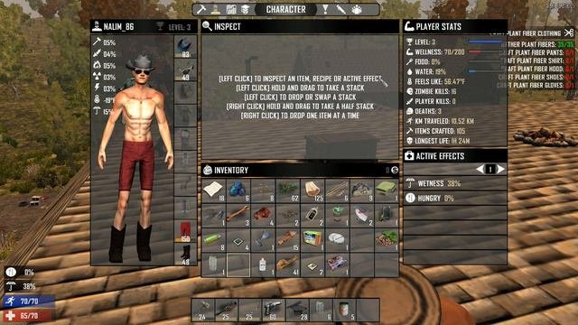 7 Days To Die. Продолжение коопа с Артёмом #2. Ночи на крыше.