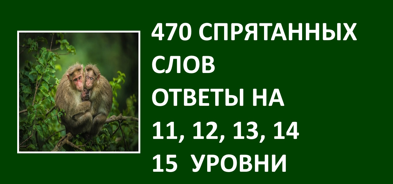 Игра 470 спрятанных слов ответы на 11, 12, 13, 14, 15 уровни