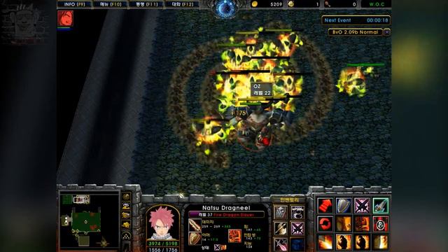 Warcraft III | New War of Character V.XX - Natsu Dragneel (PC)