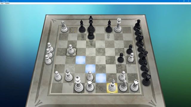 Стандартные игры Windows 7 для Windows 10 и 8.1 Chess Titans Партия Уровень 1 №4 www.bandicam.com