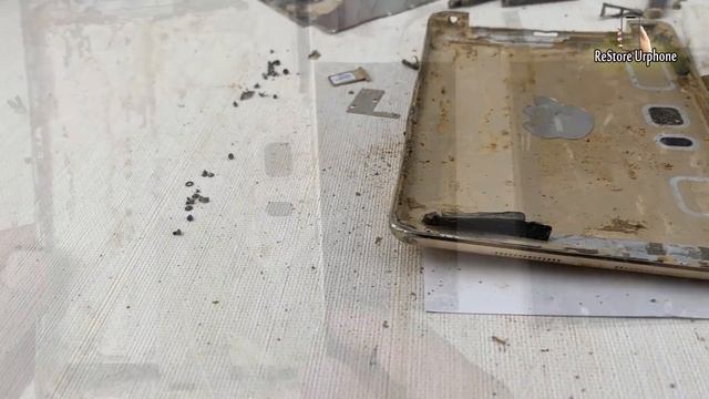 Restore Broken iPad mini 3 Buried in the Mud || Restoration Destroyed Apple iPad Cracked