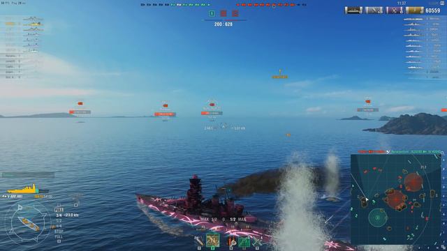 Туманный флот: ARP Hiei и ARP Takao  World of Warships
