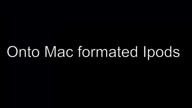 Getting Music off old Ipods (Windows and Mac)