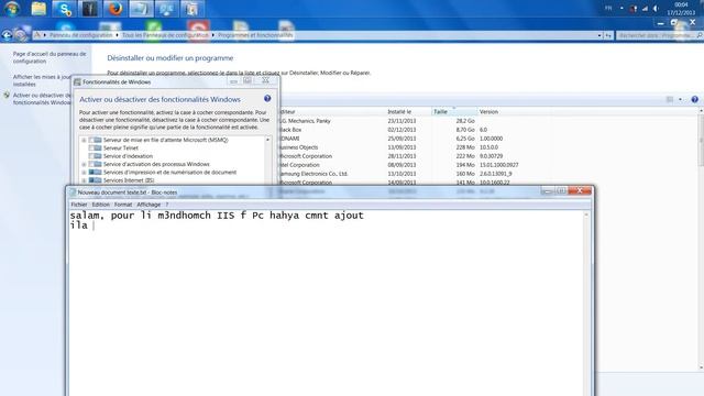 Windows 7  : HOW TO ADD IIS7