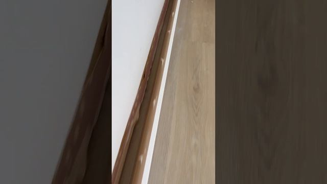 Adding brand new base boards using miter saw and nailer gun