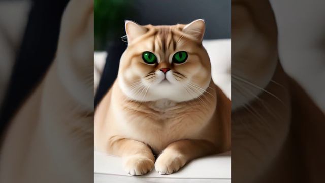 Кот золотая британская шиншилла