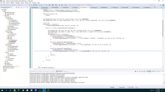 How to Code a Minecraft 1.8 Hacked Client | Episode 6