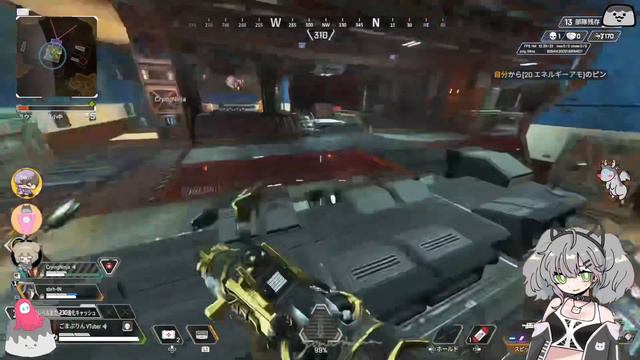 【ApexLegends】ガイザーとエペエペ！初動連携完璧で勝ちきってキルリーダー✨ ≪FallGuys女性V最強 ごまぷりん VTuber ≫【エーペックスレジェンズ】