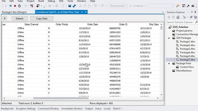 SSIS - Redirect bad data from flat file source By Conditional Split