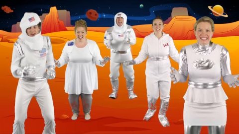 Astronauts! Children's Song - Kids Space Adventure