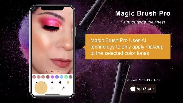 Add A Pop Of Color with Magic Brush Pro I Perfect365