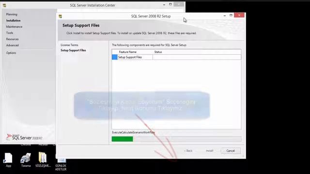 SQL Server 2008 R2 İle SQLExpress Kurulum Videosu