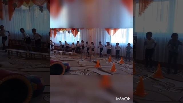 полоса препятствий в старшей группе