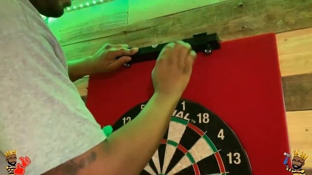Man Cave Project Part 6: Viper Shadow Buster Dartboard Cabinet Mounted Display Light Review Unboxin