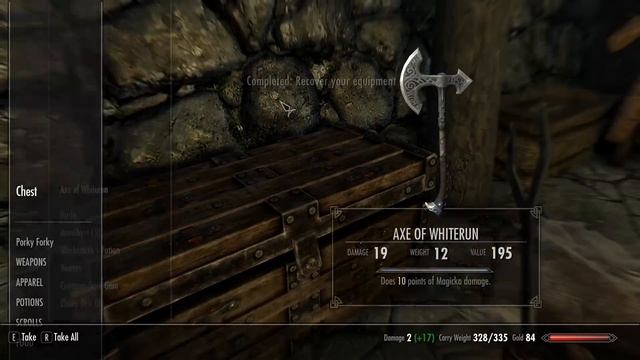 Can You Beat Skyrim With Only A Fork?