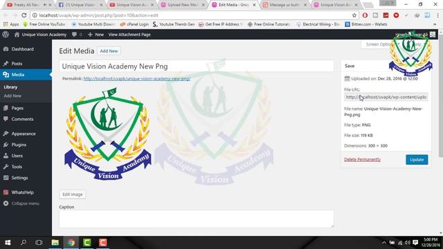 How to add facebook whatsapp viber line call message chat mail box in wordpress website