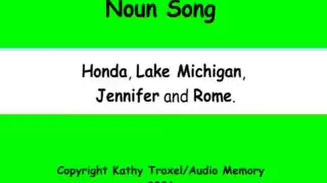 Noun Song