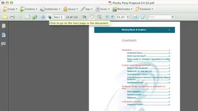 Navigate PDF, Pages Panel, Reader Navigation, Adobe Acrobat Reader